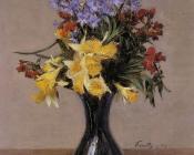 Spring Flowers - 亨利·方丹·拉图尔